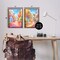 Stupell Industries Quaint Mediterranean Village 2 pc Framed Floater Canvas Wall Art Set Design by Andrea Haase